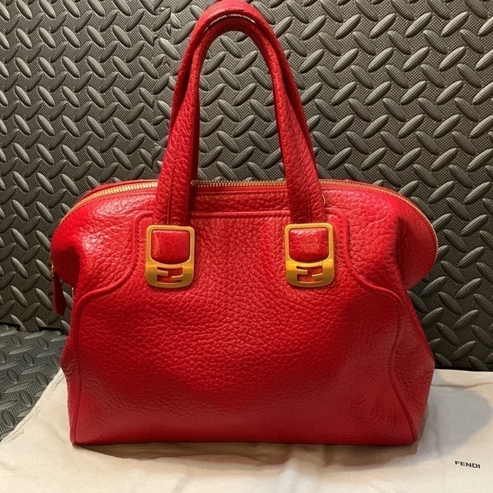 FENDI | Chameleon Leather Satchel